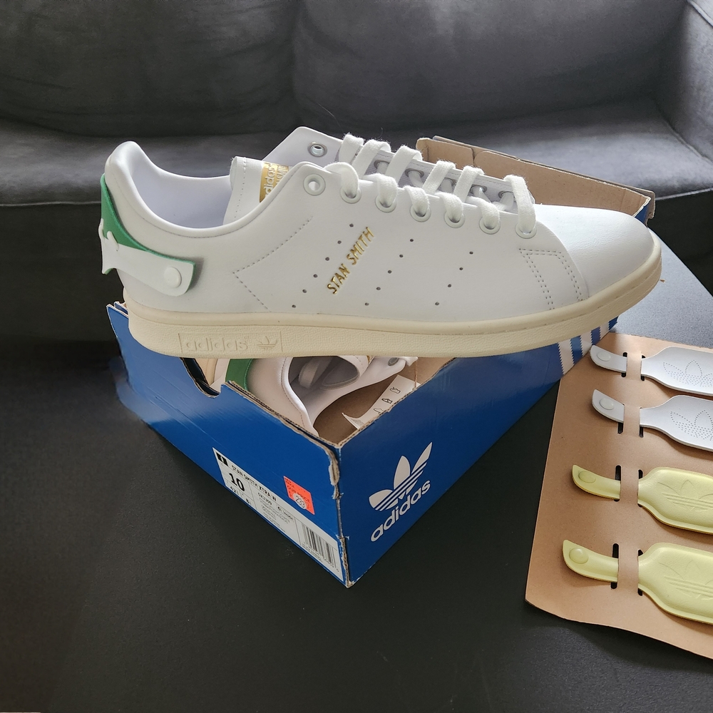 adidas White and Yellow Athletic Shoes